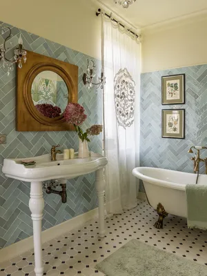 Ванные комнаты с ванной на ножках –135 лучших фото-идей дизайна интерьера  ванной | Houzz Россия