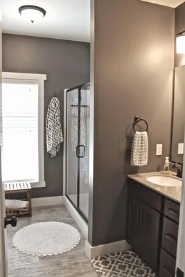 Покраска стен в ванной комнате: идеи дизайн интерьера с фото. Плюсы и  минусы окрашенных стен.
