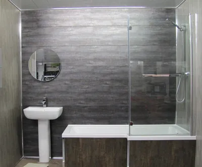 Бюджетная, но симпатичная отделка стен в ванной панелями | Дизайн интерьера  | Дзен