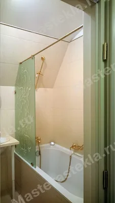 Душевые стеклянные перегородки для ванной на заказ в Москве - недорого