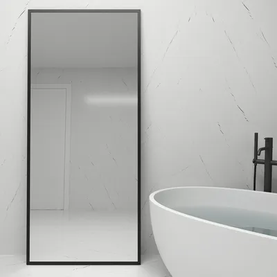 Зеркало на стену в металлической раме 180х80 Венге Black Mirror в полный  рост ванную комнату коридор, цена 5929 грн — Prom.ua (ID#1459420607)