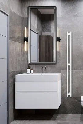 Ремонт ванной комнаты 170x170 и туалета - с разворотом ванны, серия П3