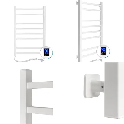 Электрический полотенцесушитель лесенка с сенсорным регулятором и таймером  для ванной 500х800 левый, цена 4090 грн — Prom.ua (ID#1606631482)