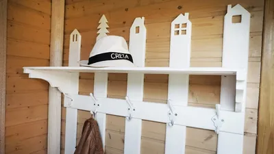 DIY Wooden coat rack - YouTube