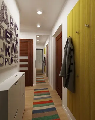 Дизайн коридора 4 кв. м: лучшие решения для маленькой прихожей | Дизайн,  Интерьер, Дизайн коридора