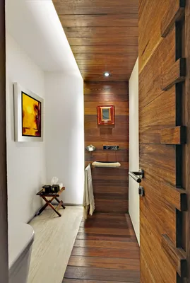 Стены из ламината в коридоре (60 фото)