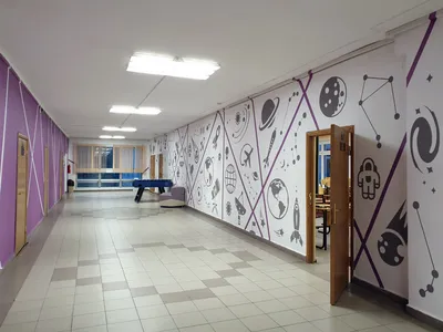 Художественная роспись стен коридора и прихожей, дизайн идей декоративного  оформления рисунками, фото, заказать в Москве
