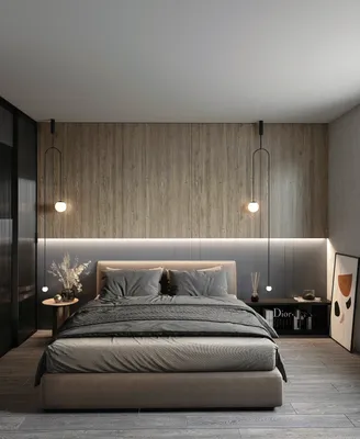 Современная спальня - Проект из галереи 3D Моделей