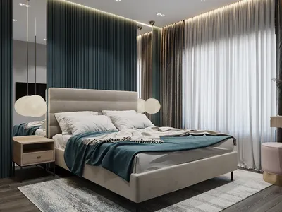 Интерьер спальни в современном стиле (Студия дизайна интерьера Де Мари) —  Диванди
