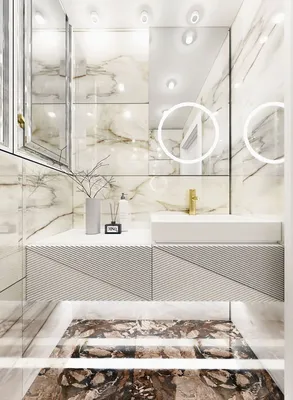 Плитка в дизайне интерьера: 30 фото дизайна пола и стен в ванной, кухне и  прихожей