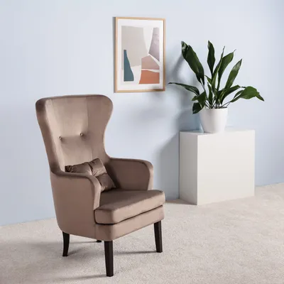 Кресло Хил, 1 шт., 78х118х60 см, Микровелюр купить по доступной цене с  доставкой в интернет-магазине OZON