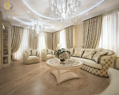 Дизайн интерьера гостиной в Москве (фото) - страница 34