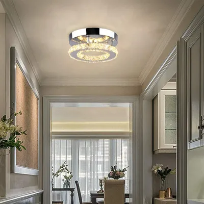 Светодиодные потолочные светильники с кольцом, люминесцентные лампы для  потолка, люстры для прихожей, лампа для домашнего освещения - купить по  выгодной цене | AliExpress