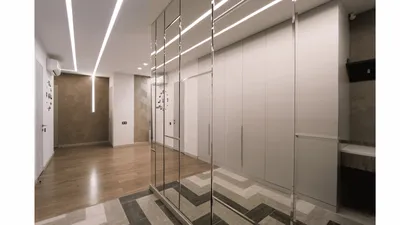 Световые линии в дизайне потолка прихожей | ARATTA