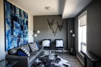 Черно-белая гостиная в дизайне - фото оригинальных идей оформления в  интерьере