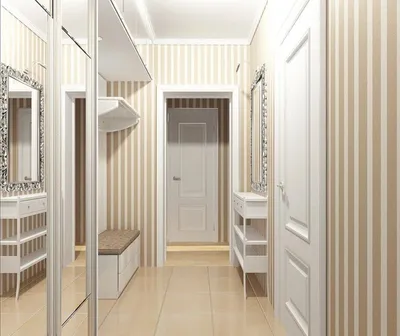 Каким может быть дизайн узкого коридора в небольшой квартире