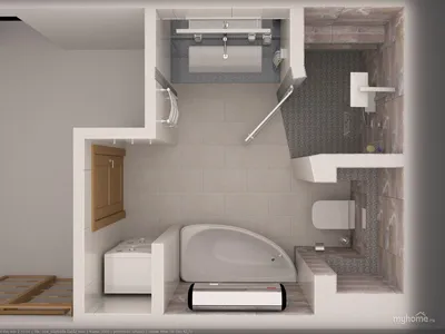 Санузел в частном доме (58 фото): планировка под лестницей на второй этаж,  как устроить вентиляцию в ванной и туалете на даче, о… | Дом, Деревянные  дома, Планировки