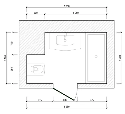 Дизайн ванных комнат в трешках КОПЭ