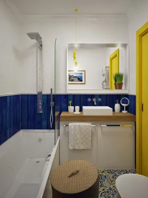 Дизайн совмещенного санузла с ванной (31 фото)