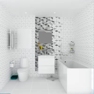 ванна #совмещенный #санузел #плитка #раковина #геометрия #дизайн | Ванная  стиль, Небольшие ванные комнаты, Крошечные ванные