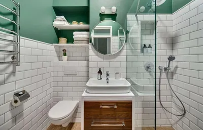 Дизайн ванной комнаты 4 кв м - куда поставить стиральную машину