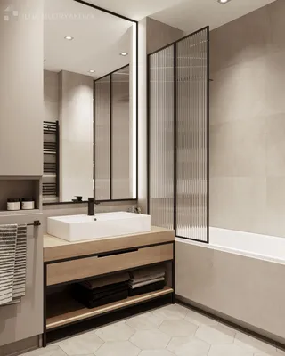 Санузел в современном стиле | Роскошные ванные комнаты, Интерьер, Ванная  стиль