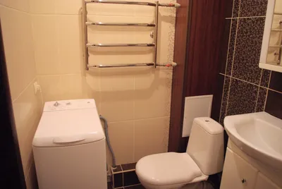 Маленькие ванные комнаты, совмещенные с туалетом –135 лучших фото-идей  дизайна интерьера ванной | Houzz Россия