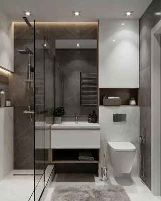 Актуальные идеи дизайна маленькой ванной комнаты: золотые правила дизайна совмещенного  санузла