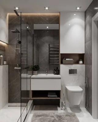 Санузел 4 кв.м. г.Москва | Небольшие ванные комнаты, Роскошные ванные  комнаты, Современный дизайн ванной