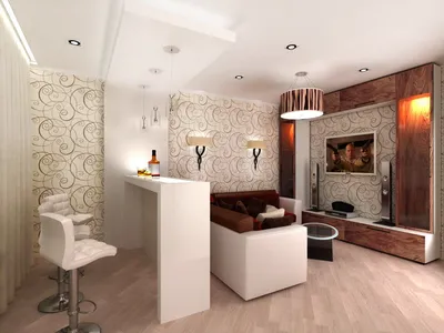 Дизайн-проект квартиры в стиле ар-деко. Красивые интерьеры и дизайн