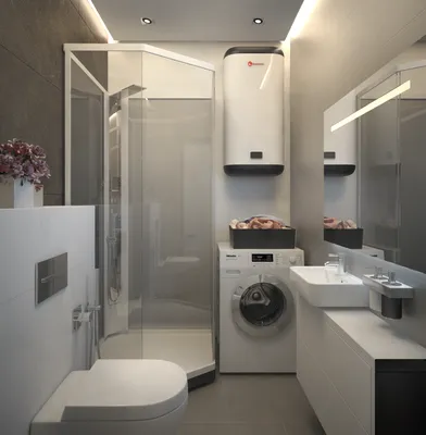 Как обустроить ванную комнату 2х1.5 кв.м. - Блог студии Smart Design
