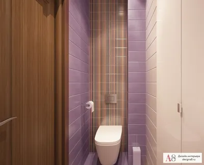 Интерьер туалета 1,5 кв. м – фото и визуализации от студии «А8»