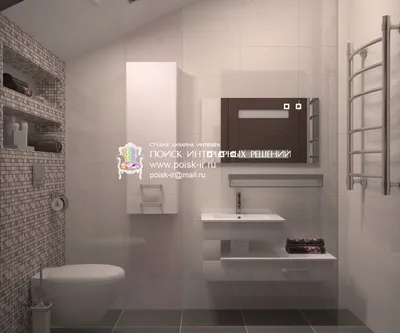 Ванные на мансарде - Дизайн ванных