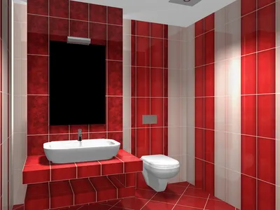 Керамическая плитка в интерьере ванной комнаты