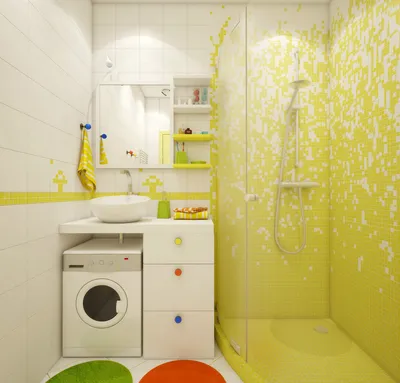Дизайн ванной комнаты с душевой кабиной - 75 фото идей интерьера