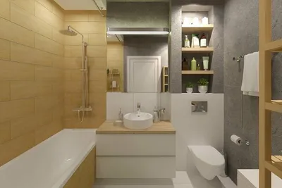 100 лучших идей дизайна: ванная совмещенная с туалетом на фото
