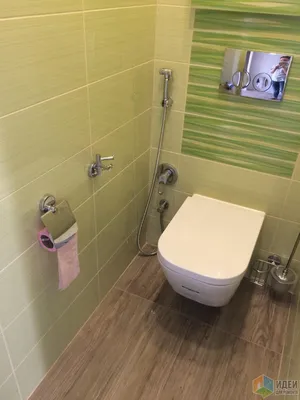 Наш маленький зеленый туалет (1 кв м) - готов! | Туалет, Маленький туалет,  Современный туалет