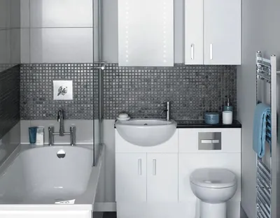 Дизайн для маленькой ванной комнаты (фото) – идеи интерьера, планировка  ванны маленьких размеров