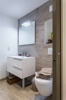 Эргономика ванной комнаты: удобное расстояние от унитаза до стены, высота  установки ванны и раковины | Houzz Россия