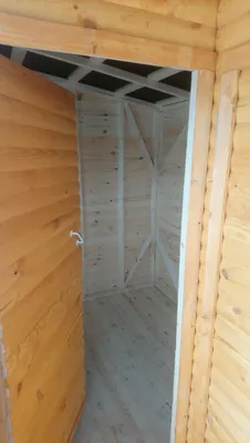 Купить туалет-душ-хозблок (бытовка) №20 три в одном для дачи 4х2 метра с  террасой в Минске