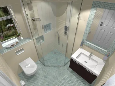 Дизайн ванной комнаты небольшой площади - 70 фото