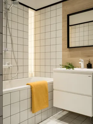 Эргономика ванной комнаты: удобное расстояние от унитаза до стены, высота  установки ванны и раковины | Houzz Россия