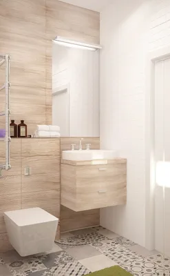 Совмещённый санузел с ванной 5 кв.м ➤ смотреть фото дизайна интерьера