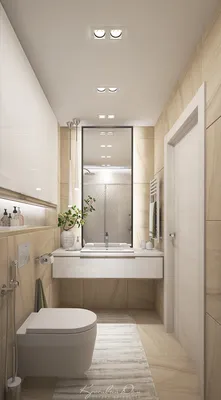 2 этаж ванная комната 3.5 кв.м (2) – Студия интерьера Красивый дом