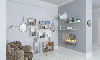 Дизайн интерьера квартиры - Ванна в скандинавском стиле