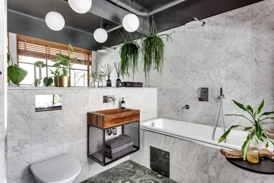 Идеи для дизайна ванной комнаты - Золотой фламинго