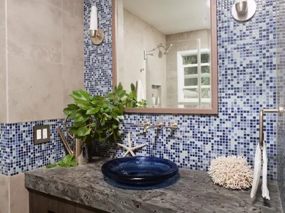 Мозаика в ванной комнате дизайн - 67 фото