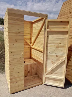 Туалет из вагонки простой - Лес у Володи - база строительных материалов