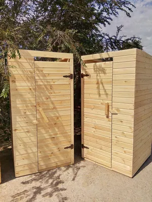 Туалет из вагонки простой - Лес у Володи - база строительных материалов