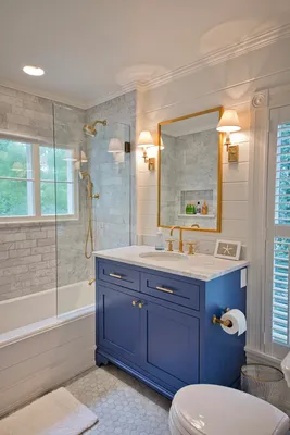 Ванные комнаты с стенами из вагонки –135 лучших фото-идей дизайна интерьера  ванной | Houzz Россия